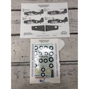SUPER SCALE 1/48 F4F-3/4 WILDCATS VMF-224, VF-6, VF-9 DECALS 48-724